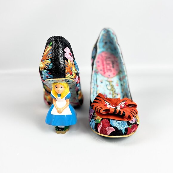 Irregular Choice x Disney Alice in Wonderland Flowers Can’t Talk Heels – Size 39 - Picture 8 of 11